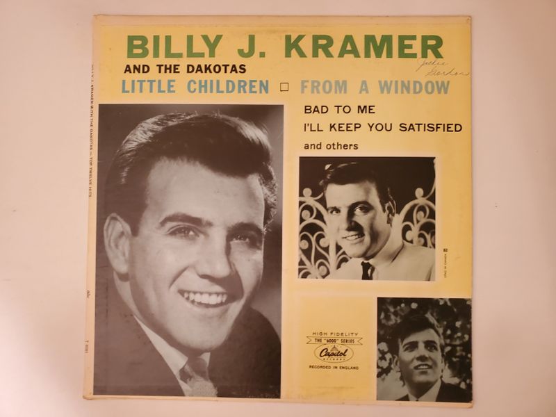 Billy J. Kramer and The Dakotas Little Children / From a Window vinyl record